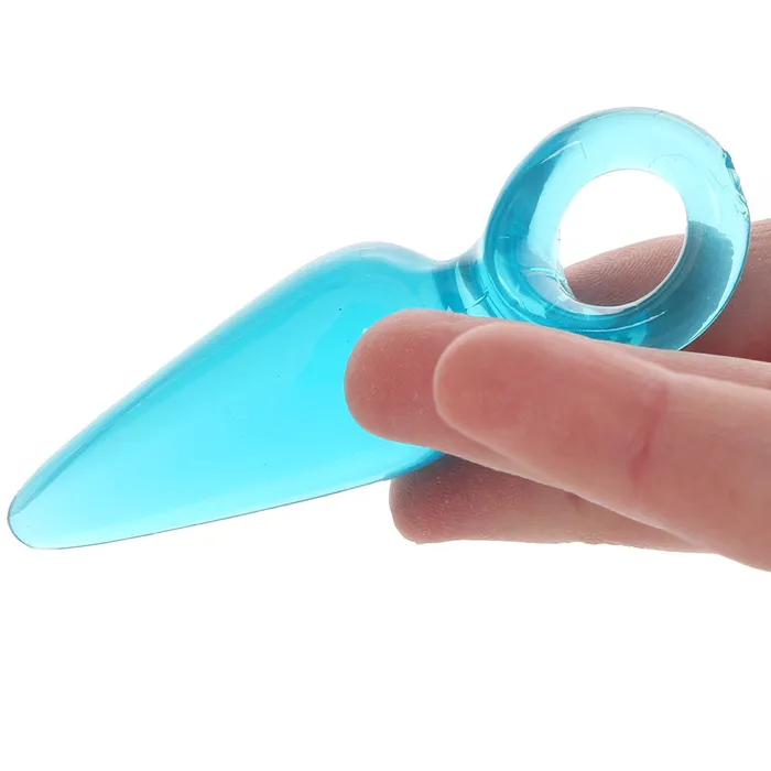 Anal ns novelties Jolie Pleasures Mini Butt Plug in Aqua