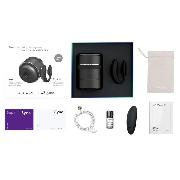 Arcwave Double the Fun Set Voy WeVibe Sync 2 Arcwave Anal