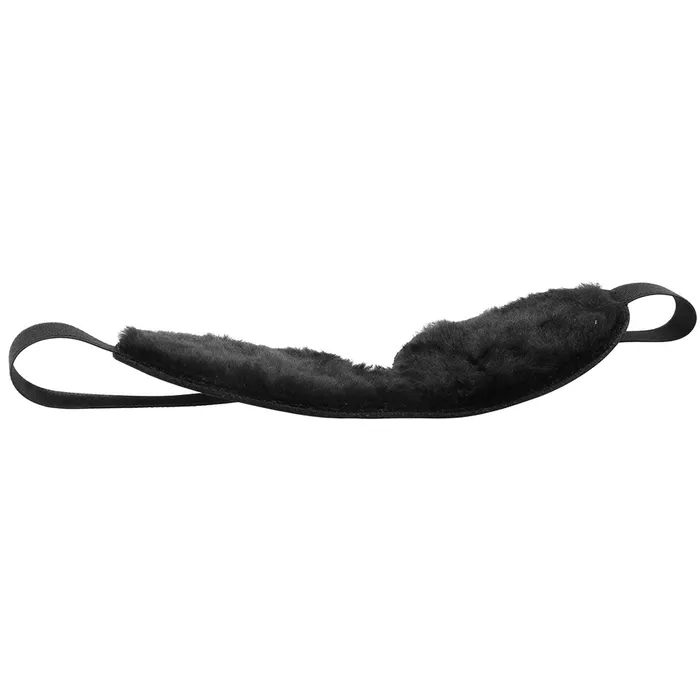 Blackline Leather Contour Blindfold with Faux Fur Lining Spartacus Male Sex Toys Blackline Leather Contour Blindfold with Faux Fur Lining Spartacus Male Sex Toys