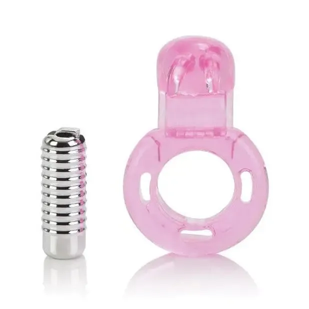 CalExotics Vibrators Basic Essentials Bunny Enhancer Pink