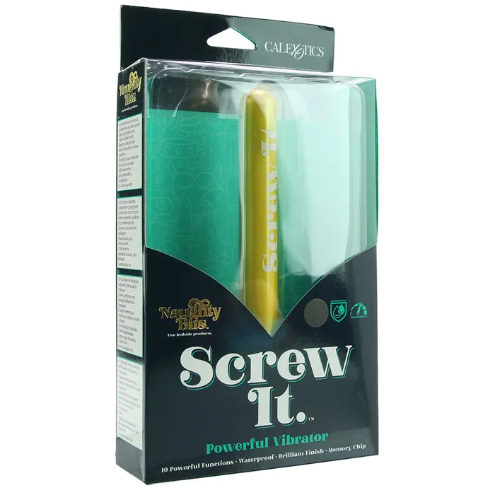 CalExotics Vibrators Naughty Bits Screw It Powerful Vibrator CalExotics Vibrators Naughty Bits Screw It Powerful Vibrator