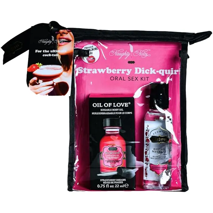 Couples Kama Sutra Kama Sutra Strawberry DickQuiri Oral Sex Kit