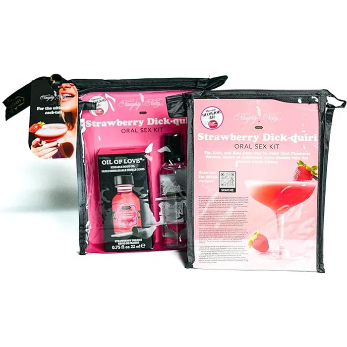 Couples Kama Sutra Kama Sutra Strawberry DickQuiri Oral Sex Kit