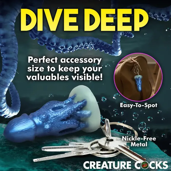 Creature Cocks Dildos Creature Cocks Cocktopus Mini Dildo Key Chain
