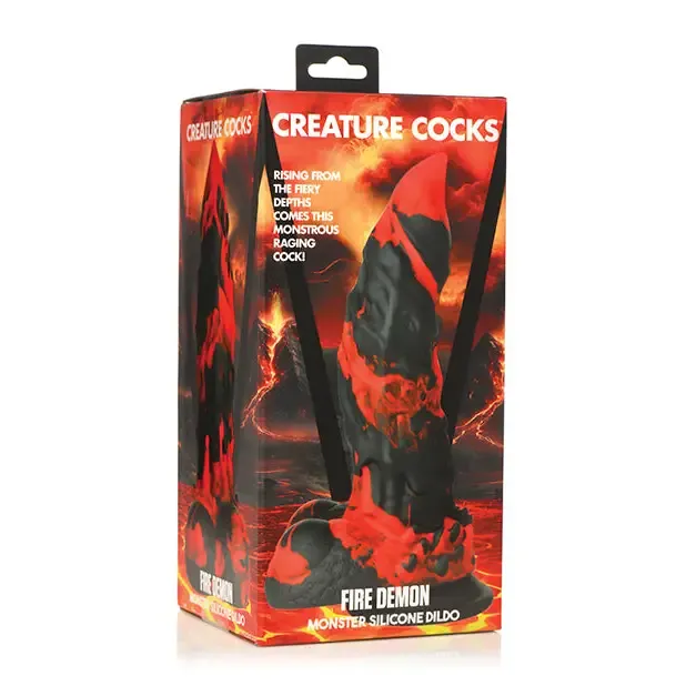 Creature Cocks Dildos Creature Cocks Fire Demon Monster Silicone Dildo