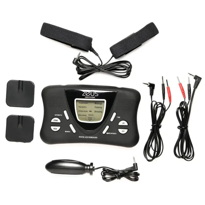 Deluxe Estim Kit Zeus Electrosex Vibrators
