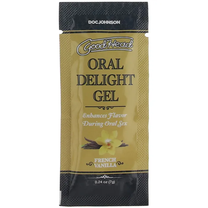 Dildos Doc Johnson GoodHead Oral Delight Gel 24oz in French Vanilla
