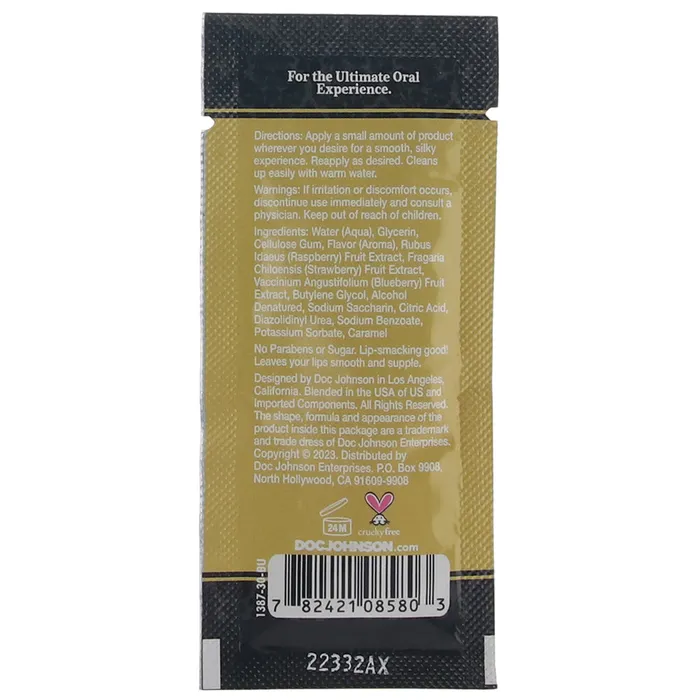 Dildos Doc Johnson GoodHead Oral Delight Gel 24oz in French Vanilla