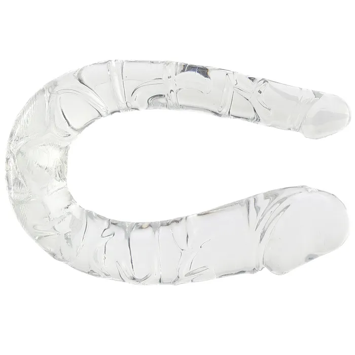 Dildos Pipedream King Cock 175 Inch Double Trouble Dildo in Clear