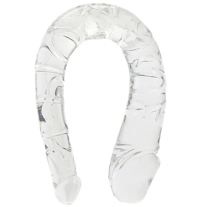 Dildos Pipedream King Cock 175 Inch Double Trouble Dildo in Clear