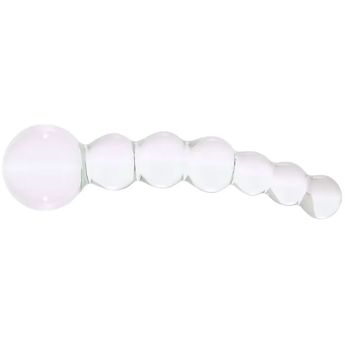 Electric Eel Dildos 5 Inch Curved Glass Beaded Dildo Electric Eel Dildos 5 Inch Curved Glass Beaded Dildo
