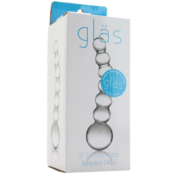 Electric Eel Dildos 5 Inch Curved Glass Beaded Dildo Electric Eel Dildos 5 Inch Curved Glass Beaded Dildo