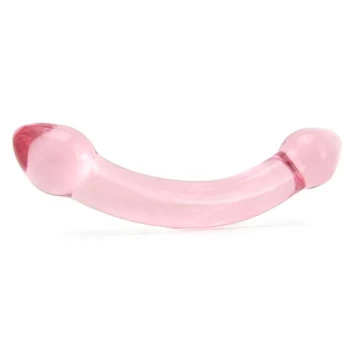 Evolved Novelties Double Trouble Purple Glass Dildo Dildos