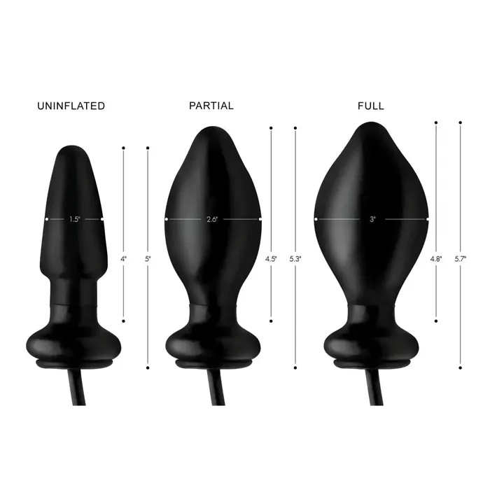 Expand Inflatable Anal Plug Master Series Male Sex Toys Expand Inflatable Anal Plug Master Series Male Sex Toys
