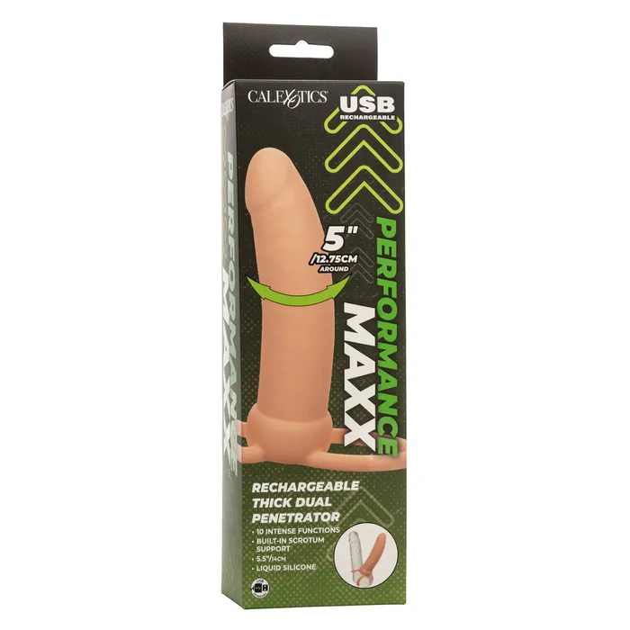 Female Sex Toys CalExotics CaleXOtics Performance Maxx Rechargeable Thick Dual Penetrator Female Sex Toys CalExotics CaleXOtics Performance Maxx Rechargeable Thick Dual Penetrator