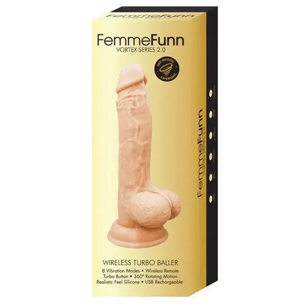 Femme Funn Female Sex Toys Femme Funn Vortex Series 20 WIRELESS TURBO BALLER Vibrator