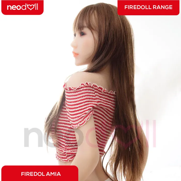 Fire Doll Male Sex Toys Fire Doll Amia Realistic Sex Doll Tongue included 165cm Natural