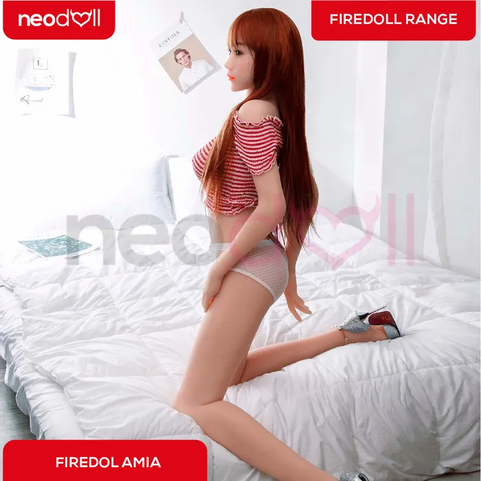 Fire Doll Male Sex Toys Fire Doll Amia Realistic Sex Doll Tongue included 165cm Natural