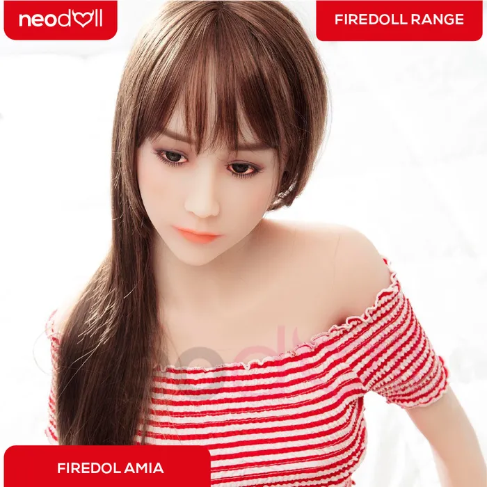Fire Doll Male Sex Toys Fire Doll Amia Realistic Sex Doll Tongue included 165cm Natural