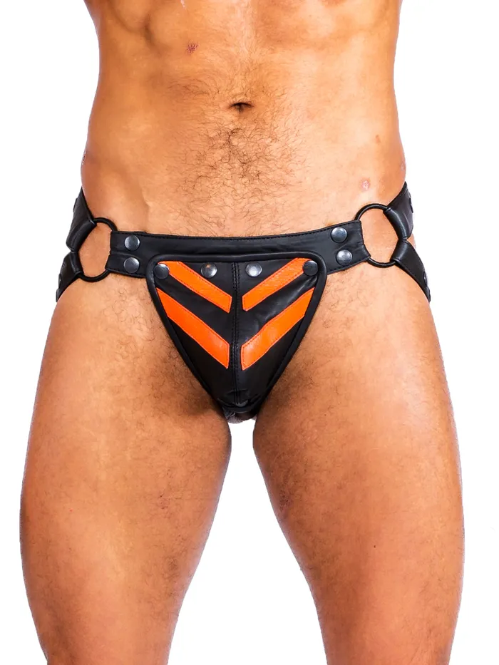 Leather Jockstrap All Black One Size HonourSkintwocom Mens Underwear Leather Jockstrap All Black One Size HonourSkintwocom Mens Underwear