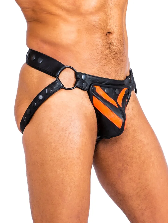 Leather Jockstrap All Black One Size HonourSkintwocom Mens Underwear Leather Jockstrap All Black One Size HonourSkintwocom Mens Underwear