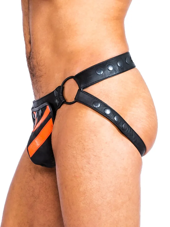 Leather Jockstrap All Black One Size HonourSkintwocom Mens Underwear Leather Jockstrap All Black One Size HonourSkintwocom Mens Underwear