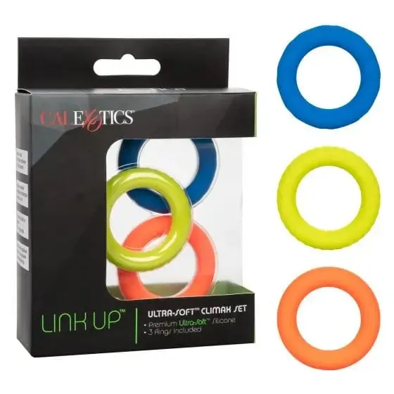 Male Sex Toys CalExotics Link Up Ultrasoft Climax Set