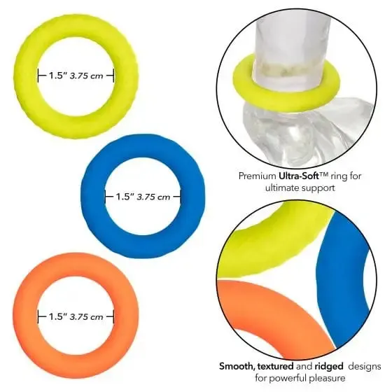 Male Sex Toys CalExotics Link Up Ultrasoft Climax Set