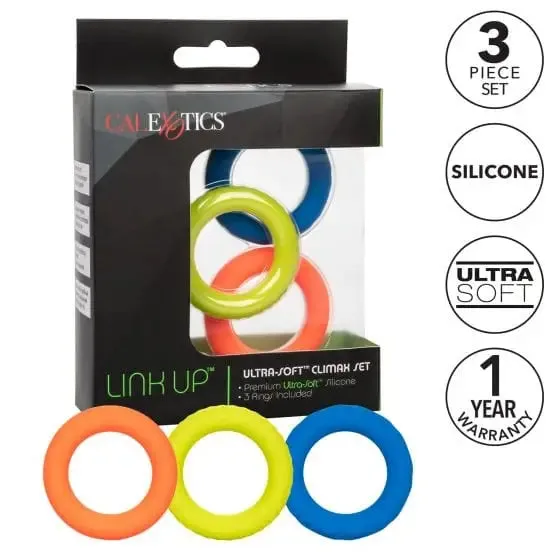 Male Sex Toys CalExotics Link Up Ultrasoft Climax Set
