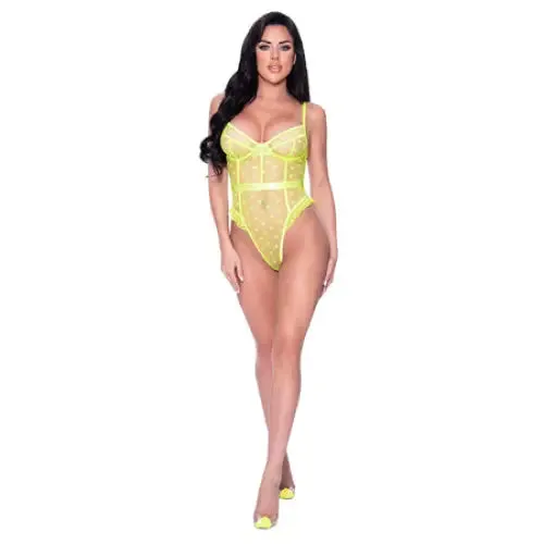 Male Sex Toys Magic Silk Magic Silk Love Star High Leg Teddy with Snap Crotch Neon Chartreuse LXL Male Sex Toys Magic Silk Magic Silk Love Star High Leg Teddy with Snap Crotch Neon Chartreuse LXL