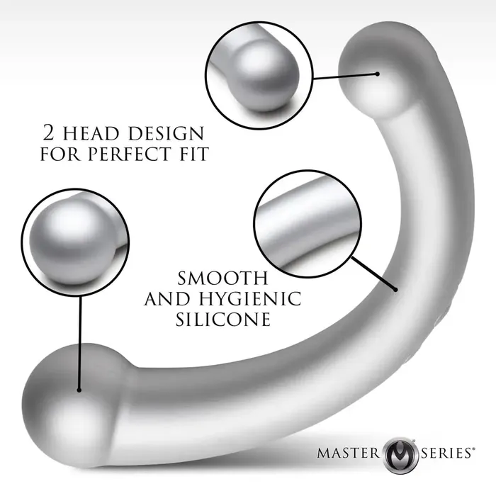 Master Series Female Sex Toys 10x Vibracrescent Vibrating Silicone Double Ended Vibrator Master Series Female Sex Toys 10x Vibracrescent Vibrating Silicone Double Ended Vibrator