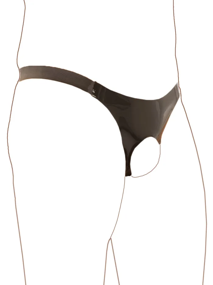 MenS Open Latex Thong One Size HonourSkintwocom Teddies And Bodies