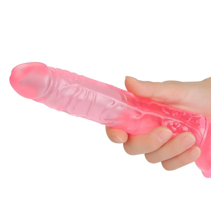 Modi A42 Crystal Jellies Veins Texture Anal Starter Suction Cup Dildo 83 Inch Anal