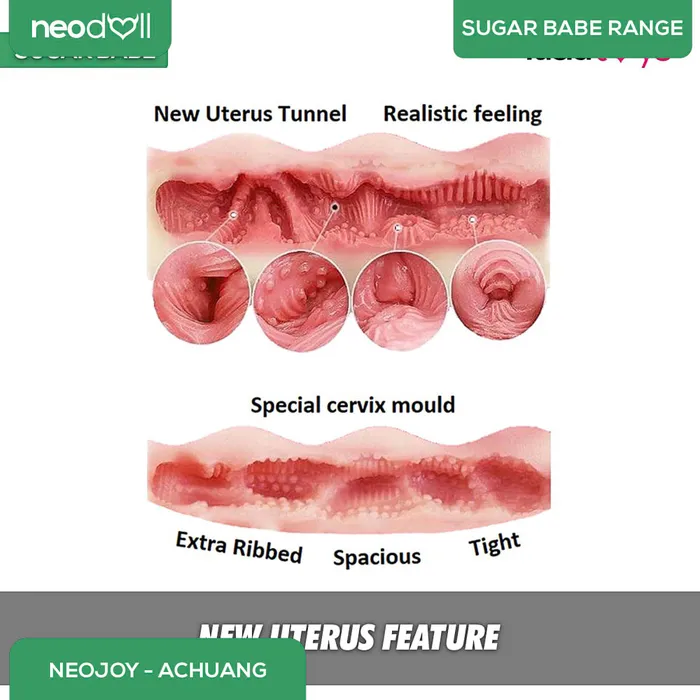 Neodoll Sugar Babe Ryleigh Realistic Sex Doll Uterus 170 Natural Neodoll Sugar Babe Male Sex Toys