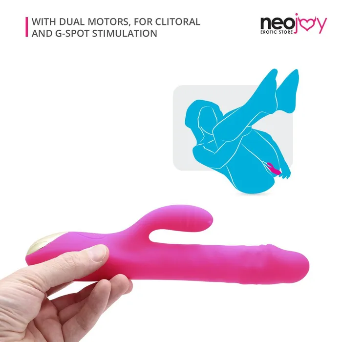 Neojoy Female Sex Toys Neojoy 360 Bunny Rabbit Vibrator Silicone USB Rechargeable