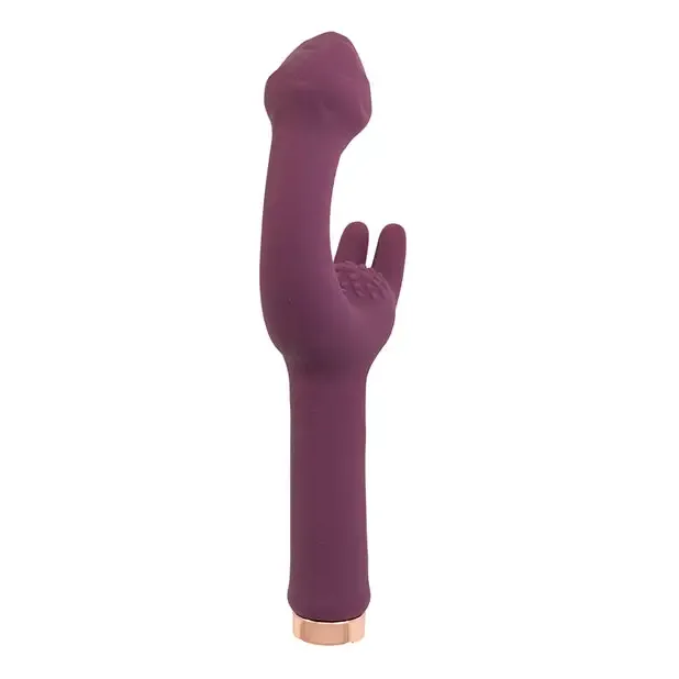 Novelties By Nasswalk Nasstoys Mystique GSpot Rechargeable Silicone Dual Stimulation Vibrator Eggplant Female Sex Toys