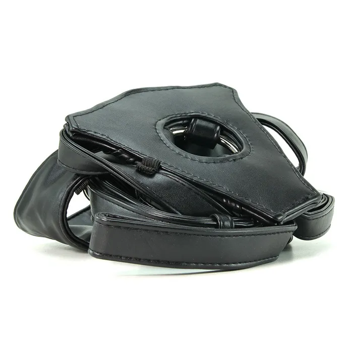 Patent Leather StrapOn Harness in Black Lux Fetish Female Sex Toys Patent Leather StrapOn Harness in Black Lux Fetish Female Sex Toys