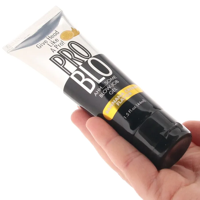 Pro Blo Flavored Oral Gel in Banana Cream Little Genie Enhancers Pro Blo Flavored Oral Gel in Banana Cream Little Genie Enhancers