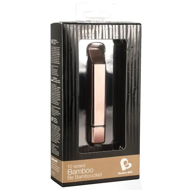 Rocks Off Vibrators Rocks Off Bamboo Rose Gold Vibrator
