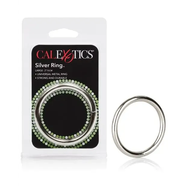 Silver Ring CalExotics Male Sex Toys Silver Ring CalExotics Male Sex Toys