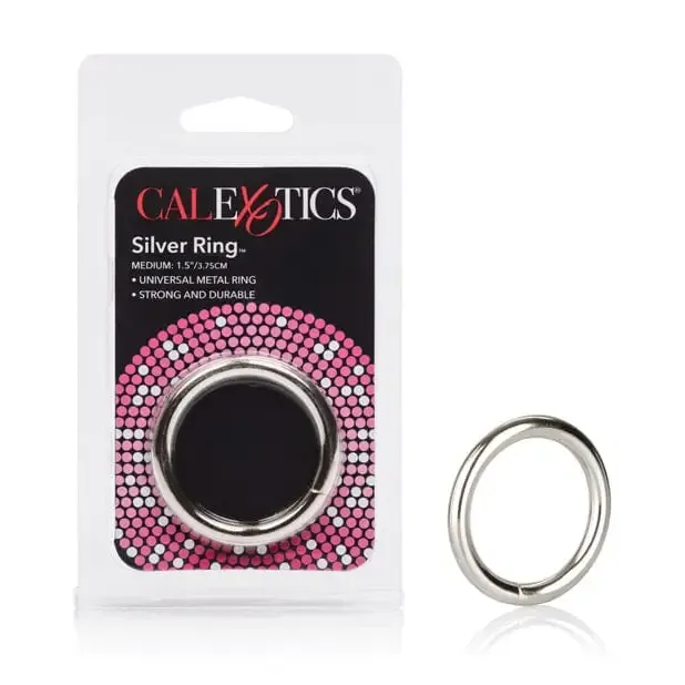 Silver Ring CalExotics Male Sex Toys Silver Ring CalExotics Male Sex Toys