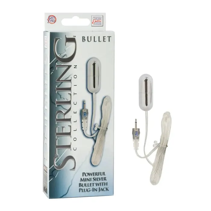 Sterling Collection Mini Silver Bullet CalExotics Female Sex Toys