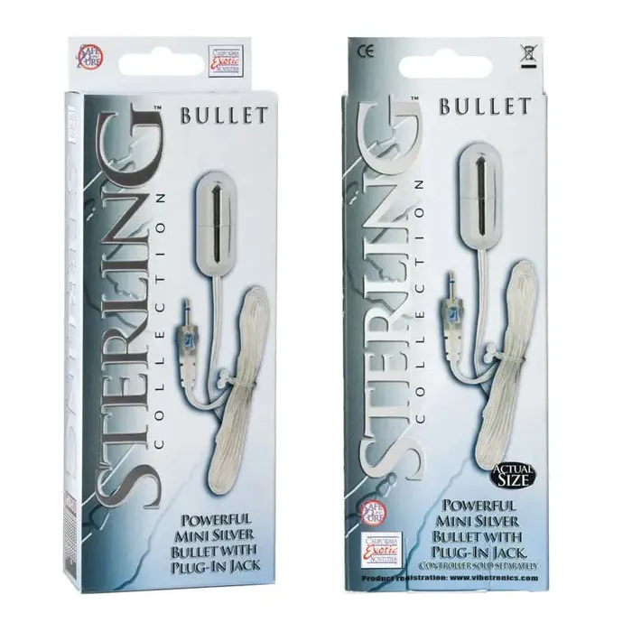 Sterling Collection Mini Silver Bullet CalExotics Female Sex Toys