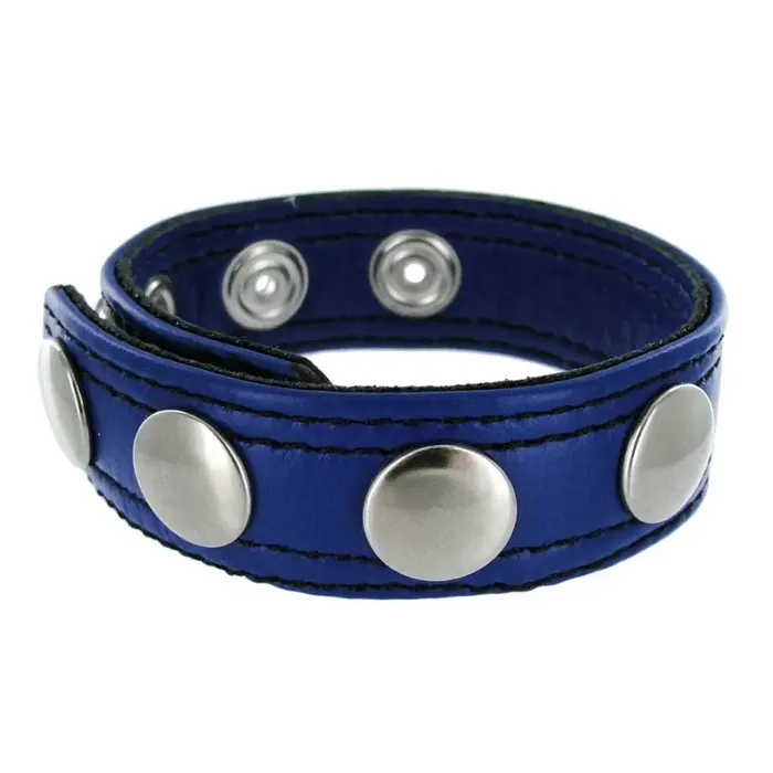 Strict Leather Male Sex Toys Strict Leather Blue Speed Snap Cock Ring