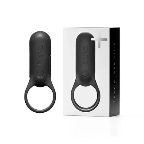 TENGA Anal Tenga SVR Plus Smart Vibe Ring Black