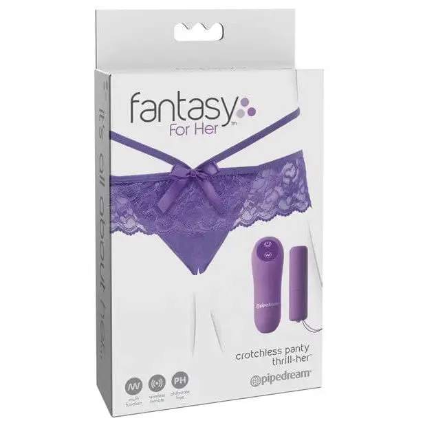 Vibrators Fantasy for Her Fantasy For Her Crotchless Panty Thrill Her Purple Vibrators Fantasy for Her Fantasy For Her Crotchless Panty Thrill Her Purple