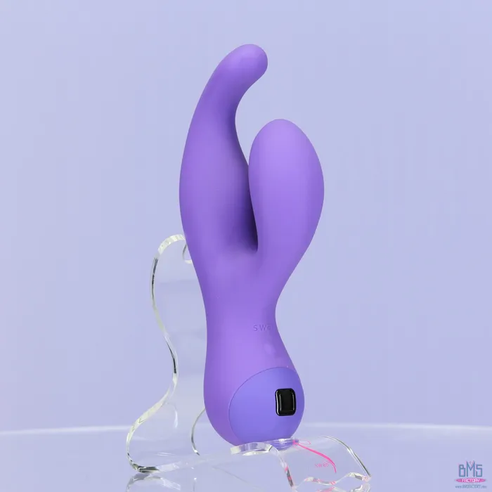 Vibrators Swan Swan Touch Solo Dual Vibrator Rechargeable Purple