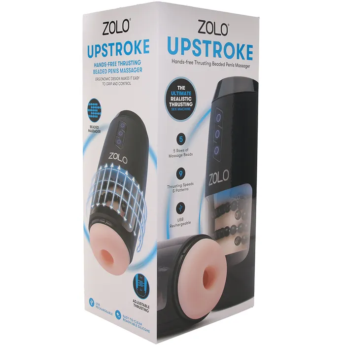Zolo Upstroke Thrusting Beaded Auto Stroker XGen Male Sex Toys