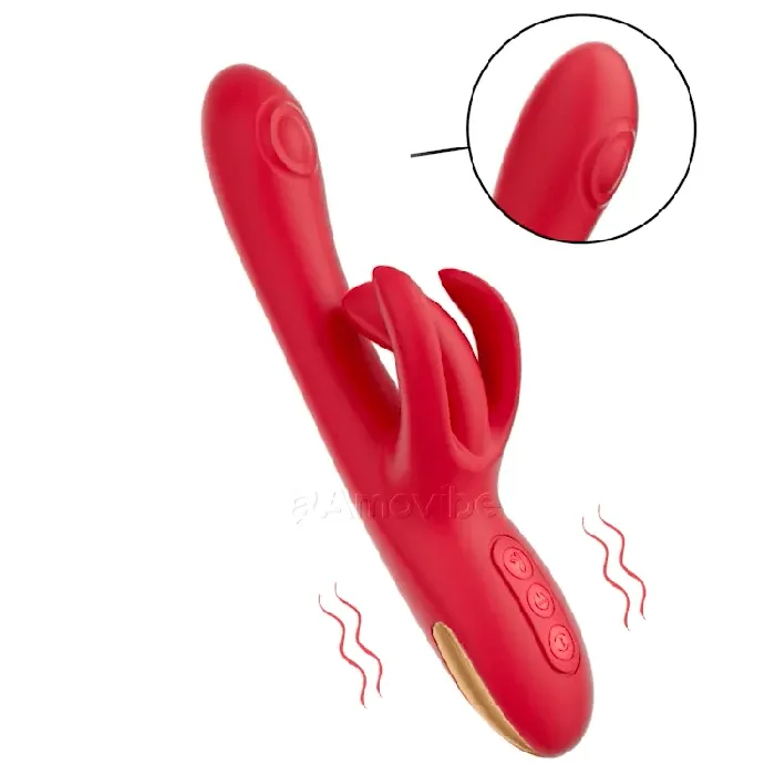 Amovibe Female Sex Toys G spot Tapping Vibrator with Clit Massaging Vibration Amovibe Female Sex Toys G spot Tapping Vibrator with Clit Massaging Vibration