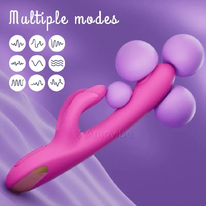 Amovibe Female Sex Toys G spot Tapping Vibrator with Clit Massaging Vibration Amovibe Female Sex Toys G spot Tapping Vibrator with Clit Massaging Vibration